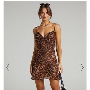 SNDYS Mini Leopard Dress